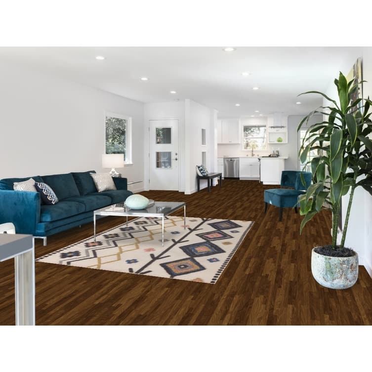 Moroccan Indian Area Rug Handmade Wool Carpet - 5'4"x 7'6"