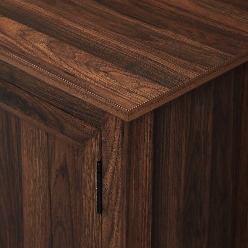 Rustic 70" TV Stand with Grooved Doors for TVs Up to 85" - Perfect for Modern Farmhouse Decor