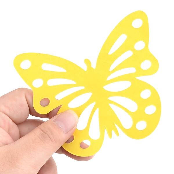 Shop Home Paper Butterfly Design Self Adhesive 3d Wall Decorative