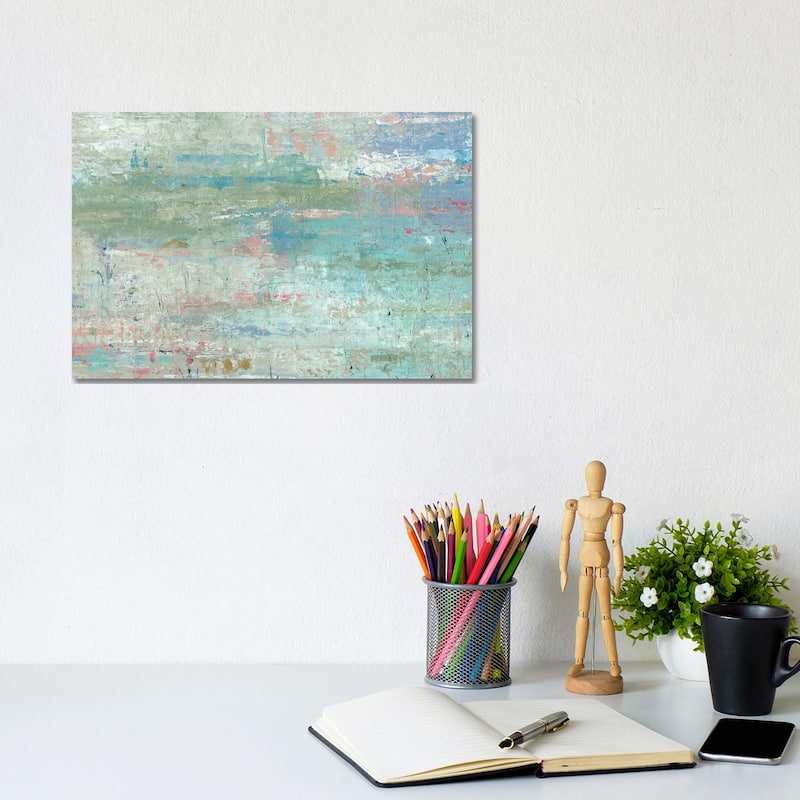 iCanvas "Pastel Watergarden" by Carol Robinson Canvas Print - 8x12x0.75
