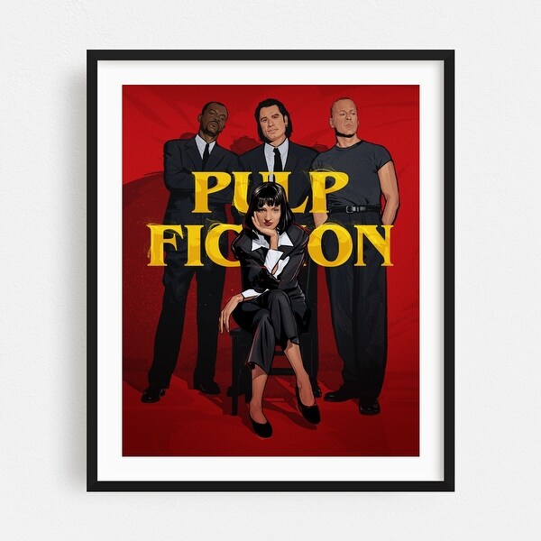 Pulp Fiction Group Digital TV Movies Tarantino Art Print/Poster