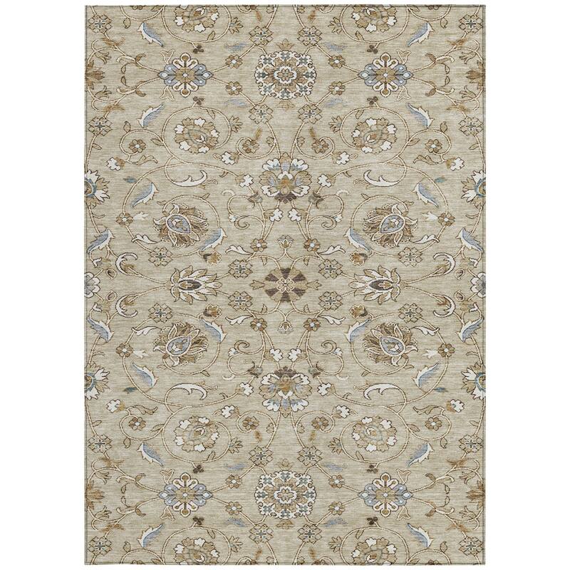 HomeRoots Moroccan Transitional Rectangle Outdoor Rug