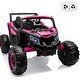 preview thumbnail 26 of 28, 24V Battery Powered Ride on Car, with Remote, Spring Suspension Rose Red