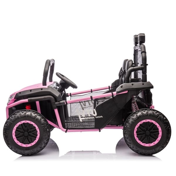 Kids 24V Two-Seater UTV Ride On Car with 400W Power, Remote