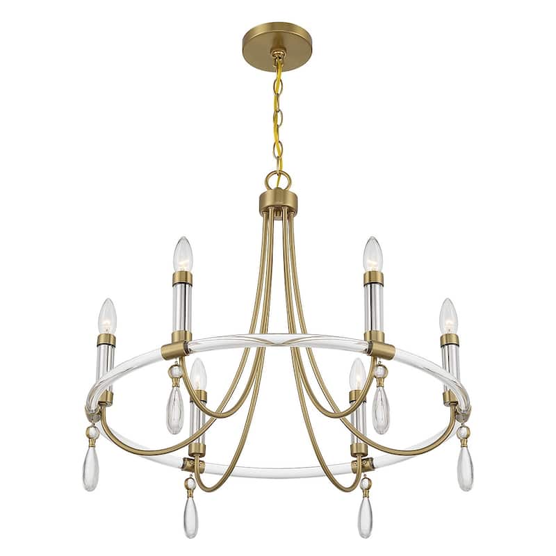 Savoy House 1-7716-6 Mayfair 6 Light 26" Wide Taper Candle Style