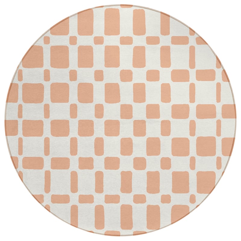 HomeRoots Geometric Transitional Rectangle Outdoor Rug