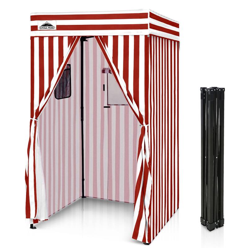 EAGLE PEAK Flex Compact 4x4 Pop-up Canopy Changing Room, Portable Privacy Dressing Room