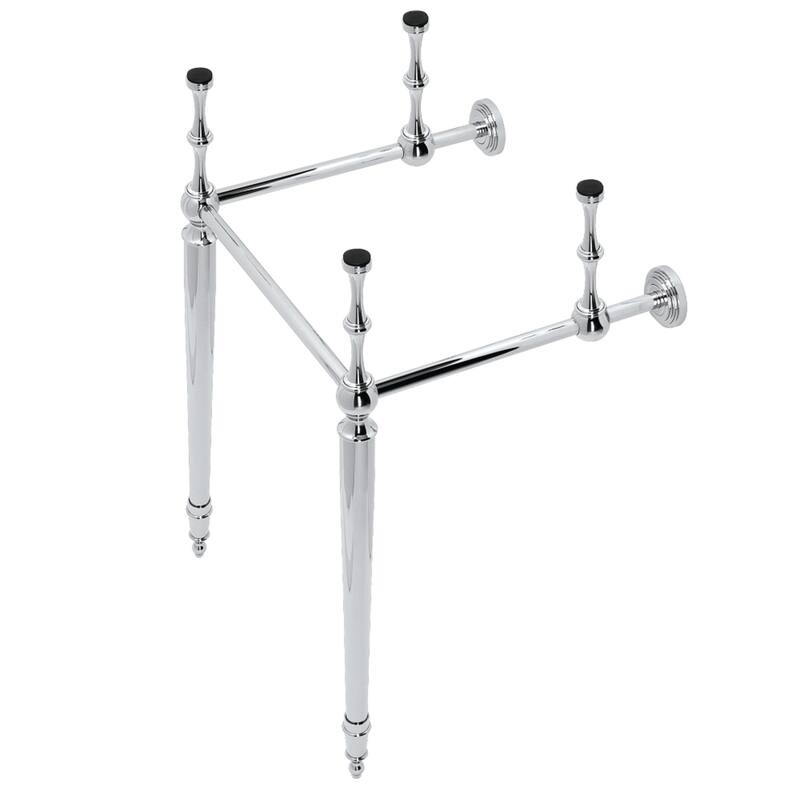 Kingston Brass Edwardian Brass Console Sink Legs - Polished Chrome