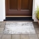 preview thumbnail 50 of 84, Machine Washable Indoor/Outdoor Abstract Solid Chantille Rug Taupe - 1'8" x 2'6"