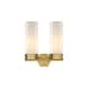 Option Brushed Brass / Matte White