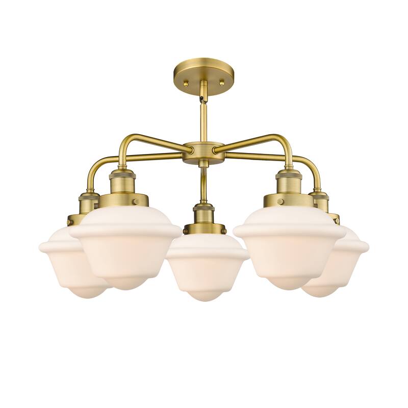Innovations Lighting Oxford - 5 Light 25" Stem Hung Chandelier