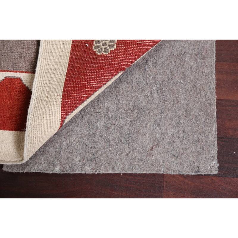 Geometric Gabbeh Kashkoli Area Rug Hand-knotted Oriental Wool Carpet - 6'1" x 8'11"