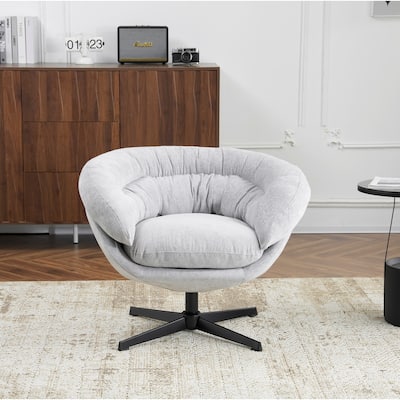 Liamer Swivel Club Chair by Christopher Knight Home