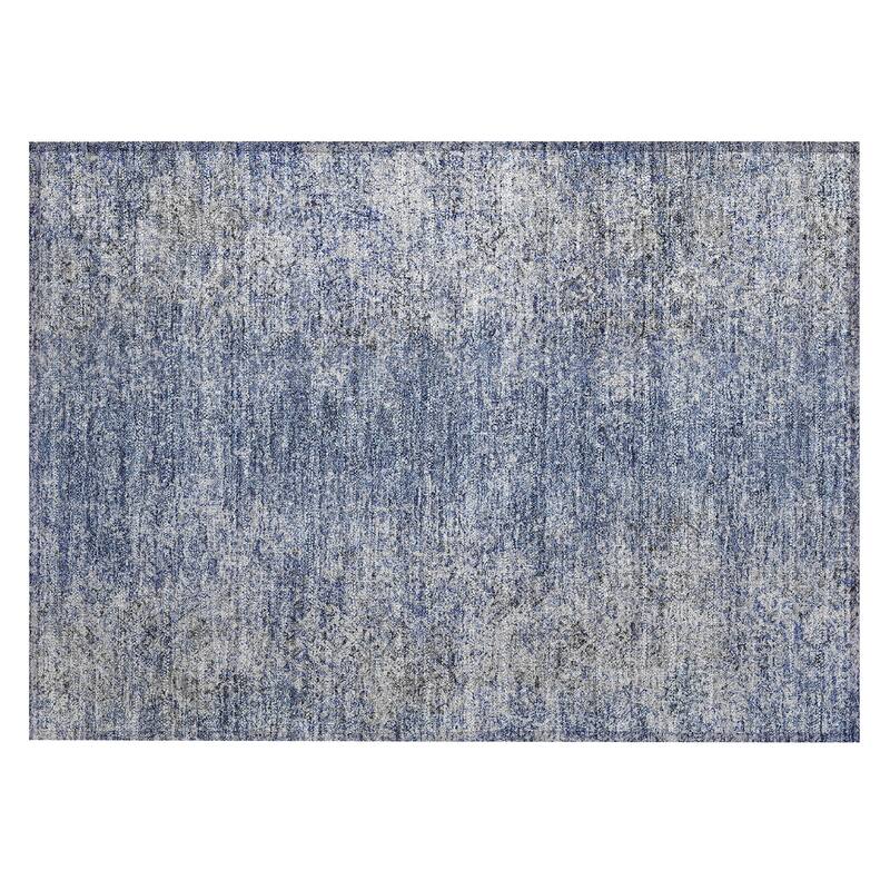 Machine Washable Indoor/ Outdoor Chantille Solid Contemporary Rug
