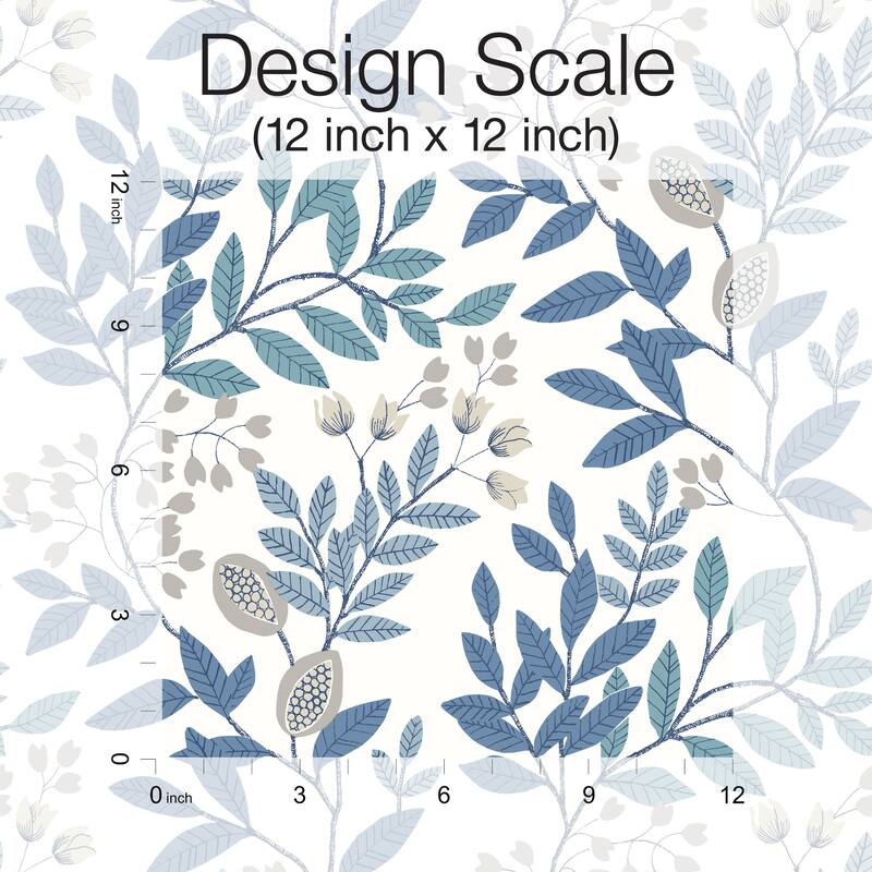 Montmorency Vinyl Eden Retreat Wallpaper 27 in x 27 ft = 60.75 sq ft