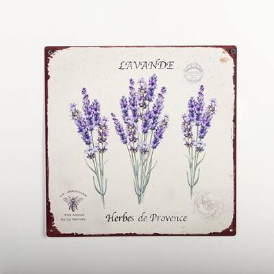 Rustic Look Lavande Herbes De Provence Lavender Sign