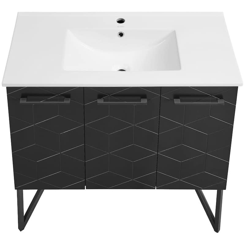 Swiss Madison SM-BV261 Annecy 37" Free Standing Single Basin Vanity