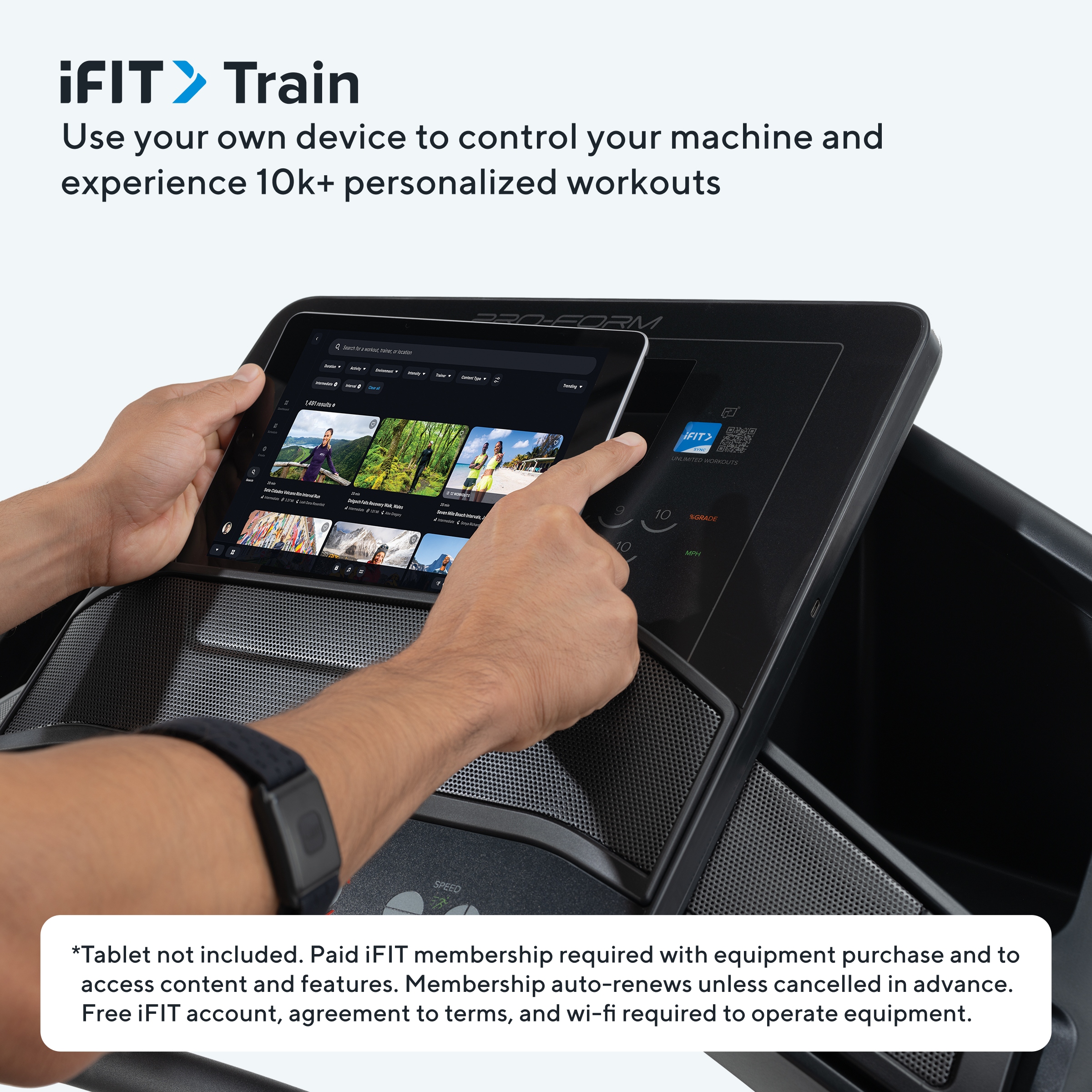 ProForm Carbon TL; Treadmill for Walking and Running with 5