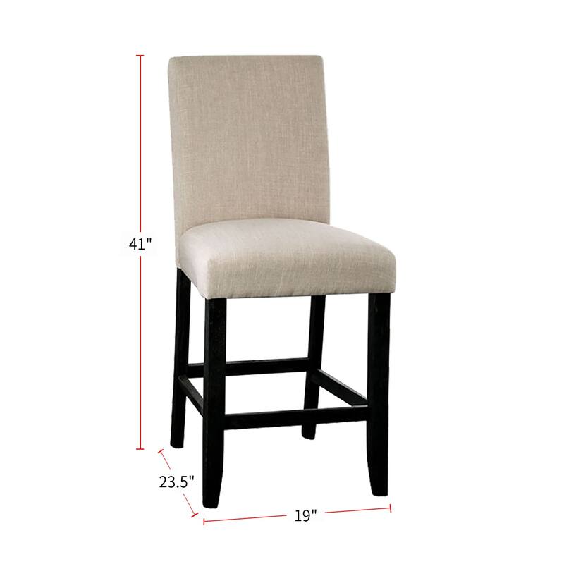 Set of 2 Counter Height Dining Chairs