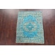 preview thumbnail 2 of 14, Abstract Oushak Oriental Home Decor Area Rug Hand-knotted Foyer Carpet - 4'2" x 5'5"