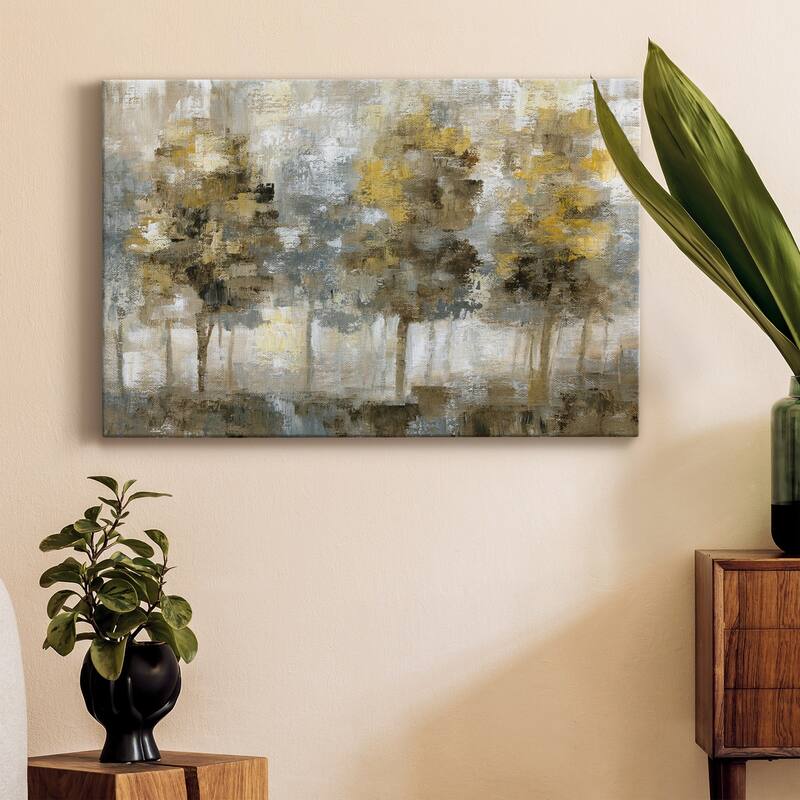 Linen Trees Premium Gallery Wrapped Canvas - Ready to Hang