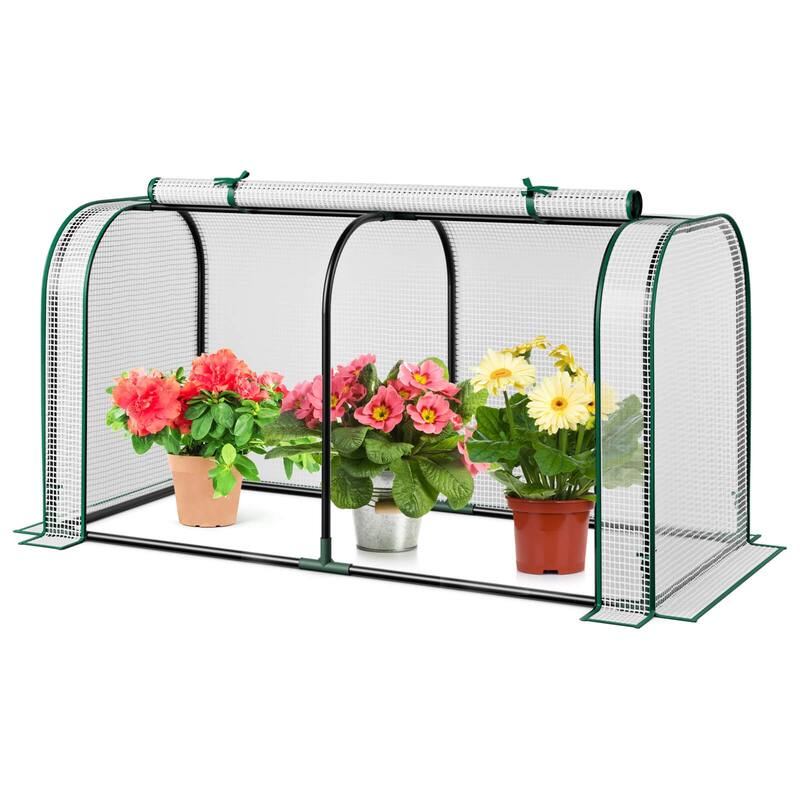 Costway Portable Mini Greenhouse 47" x 22" x 24" Outdoor Indoor Tunnel - See Details