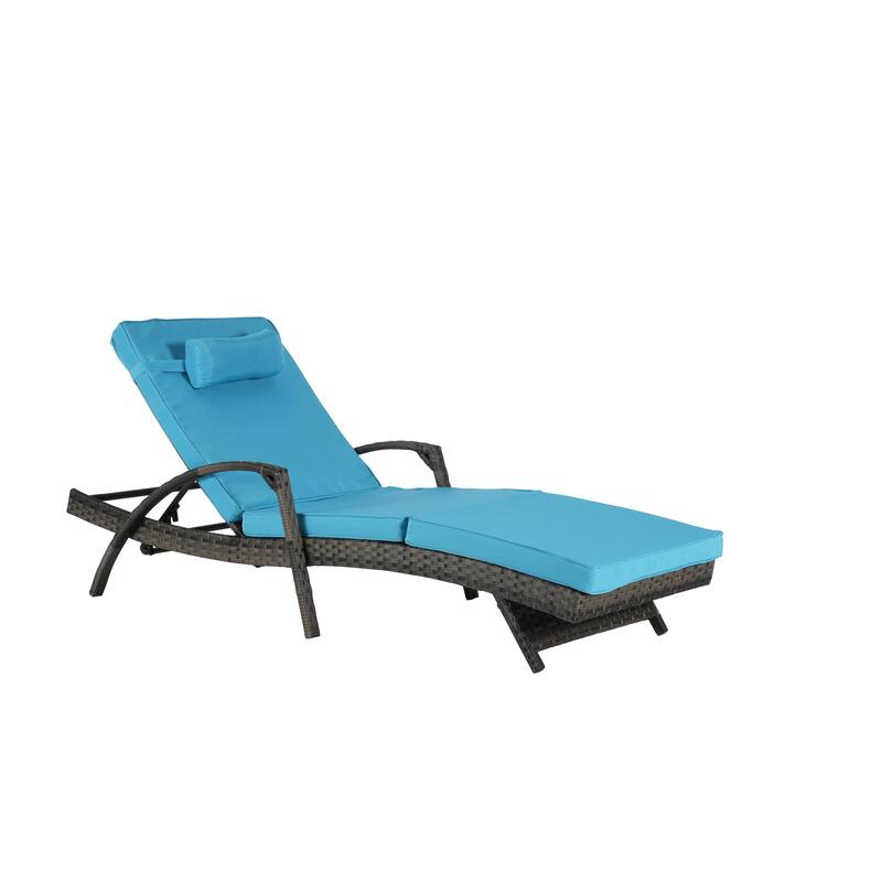 GDFStudio - Eliana Outdoor Recliner Set for Lounging, Sunbathing & Garden Relaxation