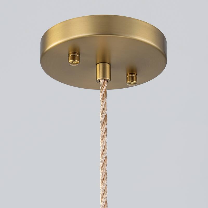 1-Light White Ceramic Petal Pendant Light, Modern Floral Design for Kitchen Island