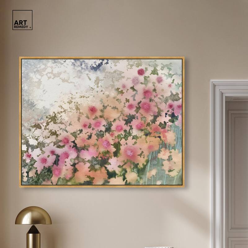 Roseate Remnants Canvas by Art Remedy