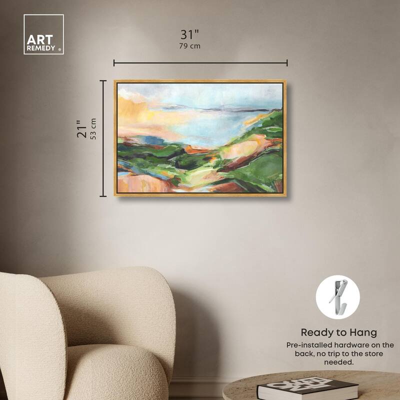 Abstract Landscape Canvas by Art Remedy