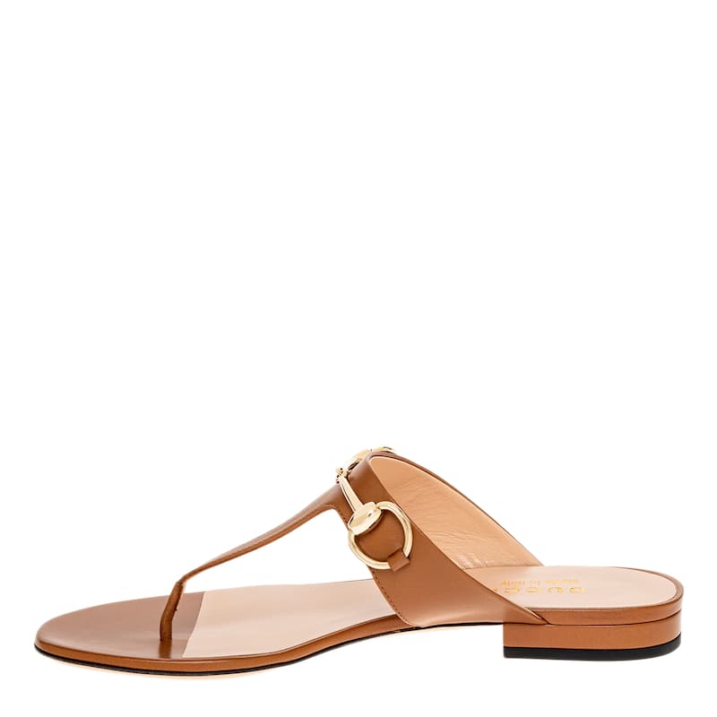 Gucci Horsebit Thong Sandals
