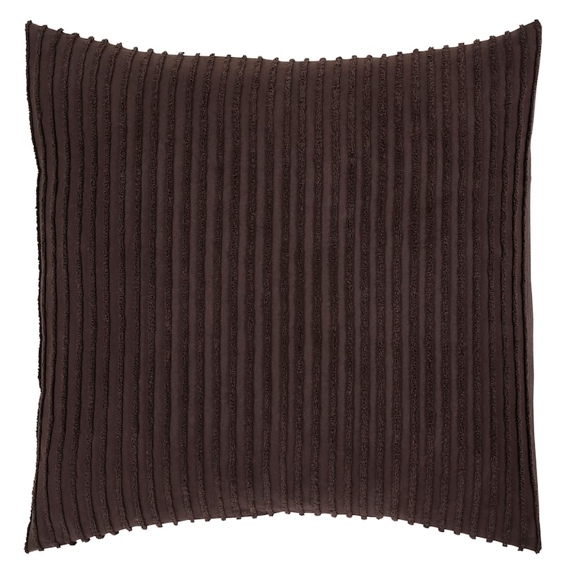 Better Trends Jullian Solid Stripes Design Bedspread 100% Cotton Tufted Chenille