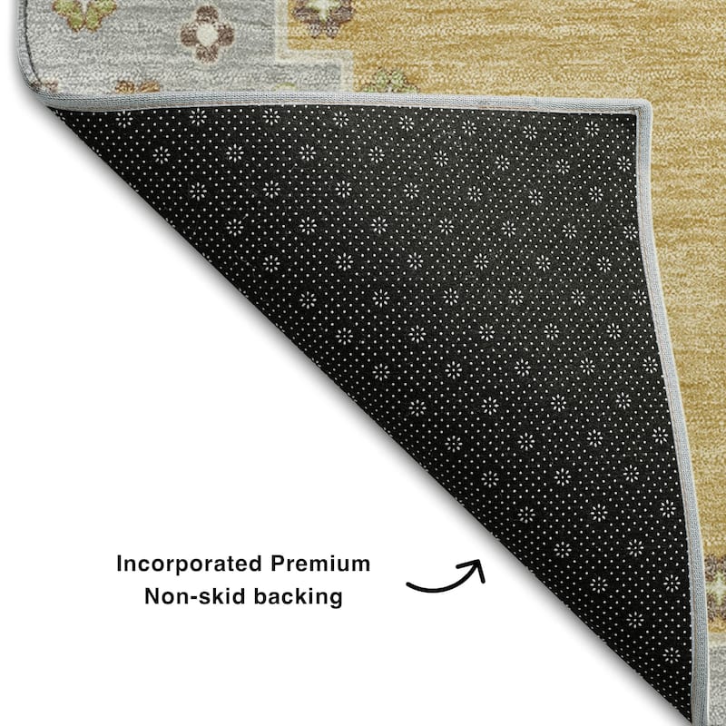Premium Washable Super Soft Traditional Boho Mayfield Rug