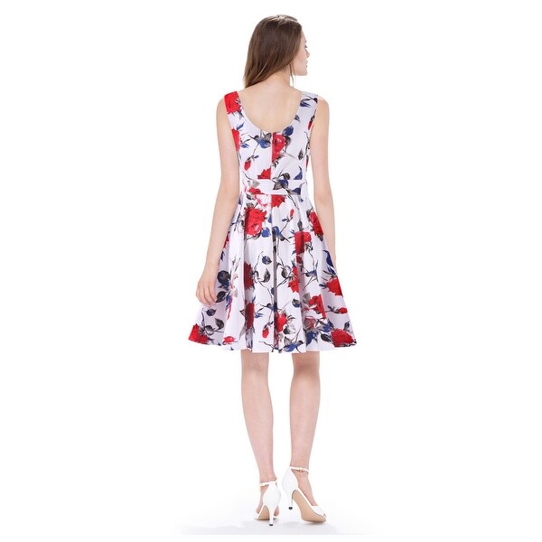 Boat neck summer dress Clearance