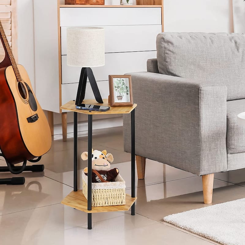 Small End Tables Living Room Set of 2