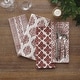 preview thumbnail 5 of 12, Everyday Casual Prints Assorted Cotton Fabric Napkins (Set of 24) - 17" x17"