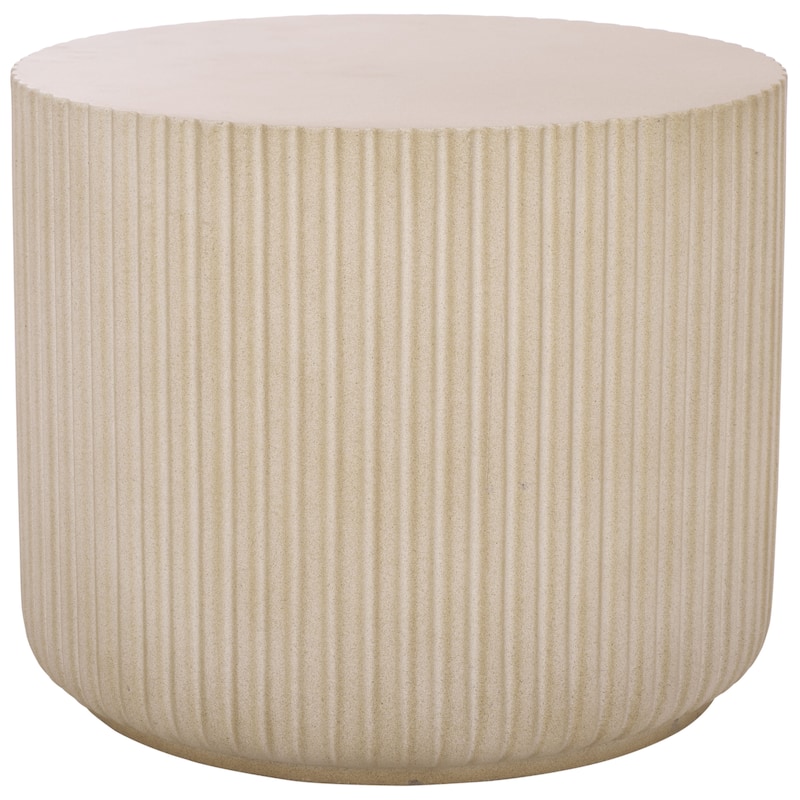 SAFAVIEH Outdoor Living Napa Low Wide Side Table - 18"W x 18"D x 15"H