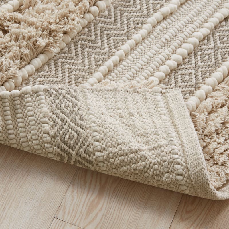 INK+IVY Asher Woven Texture Stripe Bath Rug