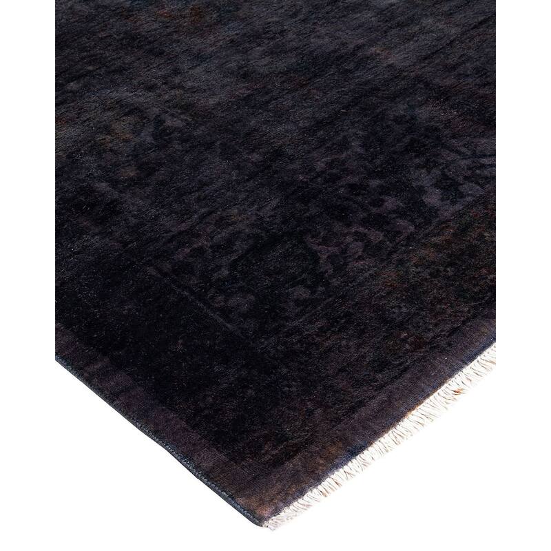 Fine Vibrance, One-of-a-Kind Hand-Knotted Area Rug - Gray, 8' 3" x 10' 5" - 8' 3" x 10' 5"