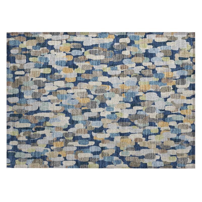 Machine Washable Indoor/ Outdoor Contemporary Drew Chantille Rug