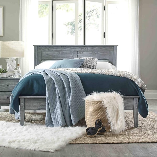 slide 2 of 25, Grain Wood Furniture Greenport Louvered Solid Wood Platform Bed