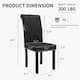 High-Back Tufted Nailhead Upholstered Dining Chairs (Set of 6)
