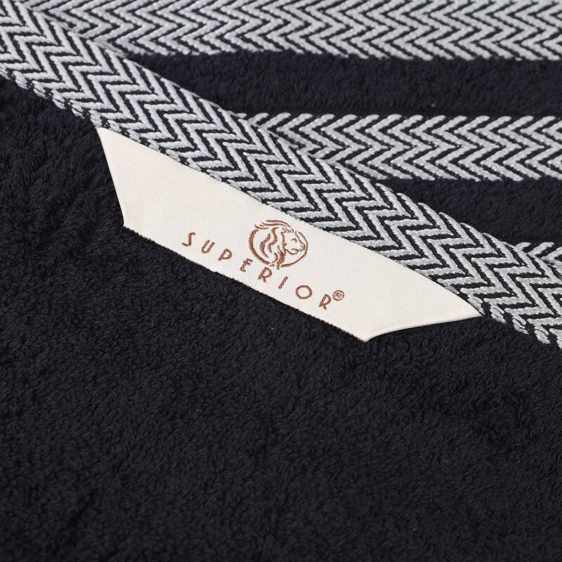 Superior Hays Cotton Absorbent Medium Weight Bath Towels, Set of 2