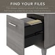 preview thumbnail 60 of 67, Bush Somerset 72W 3 Position Sit to Stand L Shaped Desk in Ash Gray