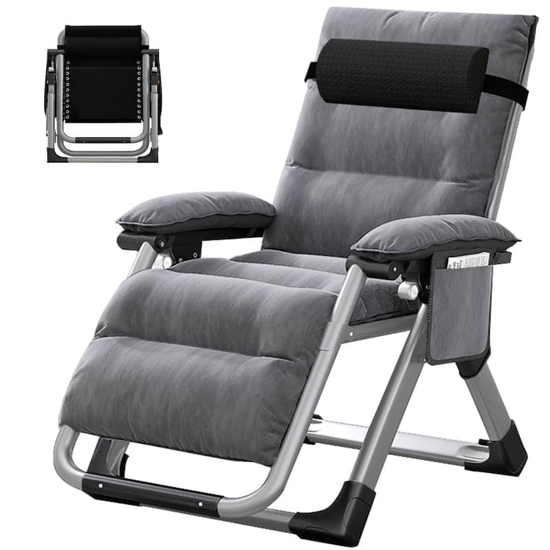 DoCred Zero Gravity Chair, Folding Adjustable Patio Lounge Chair