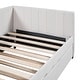 preview thumbnail 11 of 11, Twin Mattress Holde Daybed Frame with Trundle - Beige