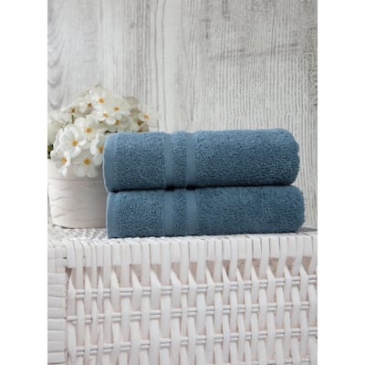 Ozan Premium Home 100% Turkish Cotton Sienna Luxury Collection Hand Towels (Set of 2)