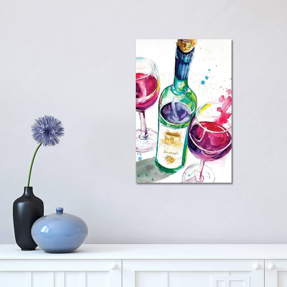 iCanvas "Red and White Wine I" by Patricia Pinto Canvas Print