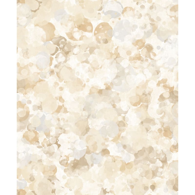 Galerie Wallcoverings Atmosphere Bubble Up Non-woven Matte Wallpaper Roll - 33 feet x 21 inches - Gold