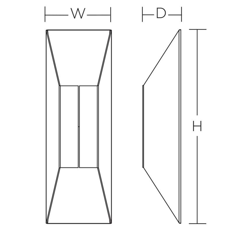 Summit 1-light ADA White and Silver LED Wall Sconce
